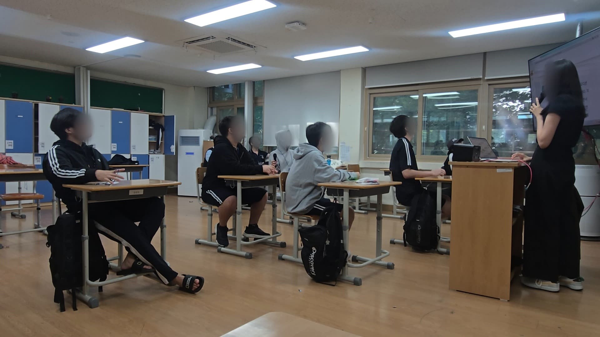 온드라마 교육 현장